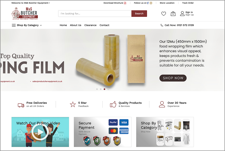 M & S Butcher Equipment 様