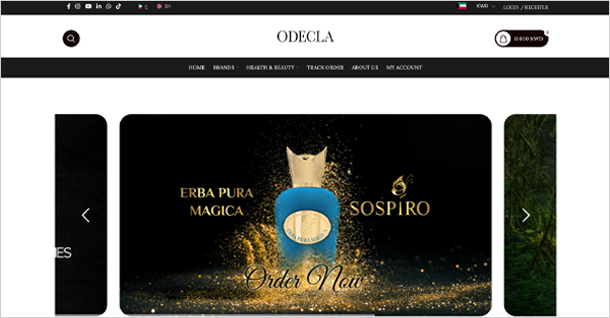 Odecla Perfumes様 (カタール)